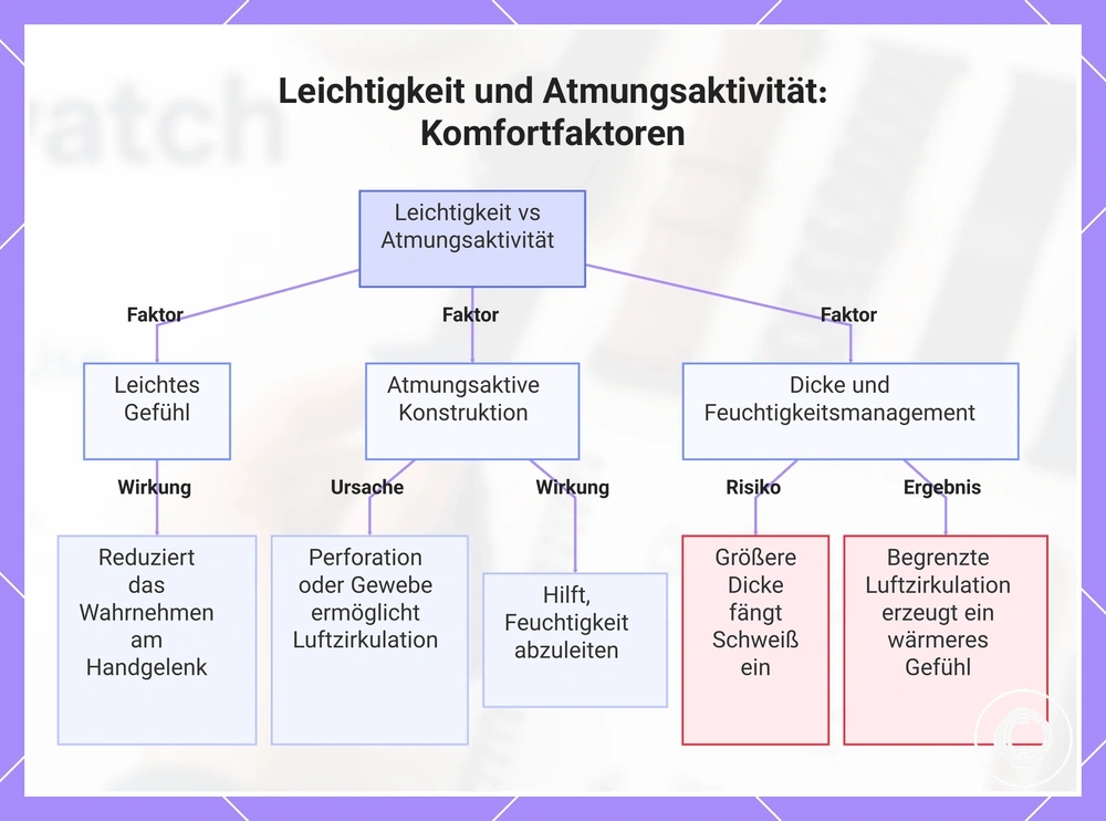 Leichtigkeit und Atmungsaktivität: Komfortfaktoren