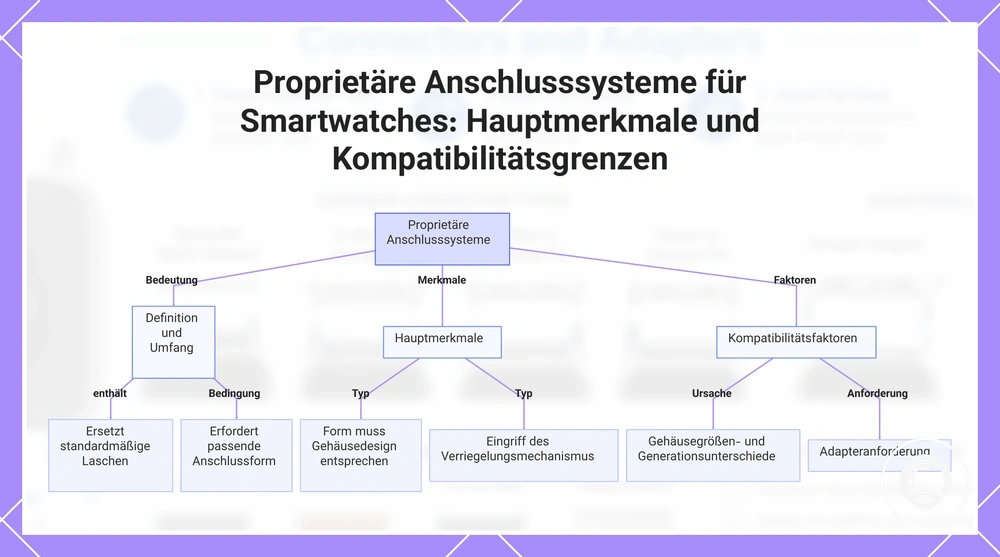 Proprietäre Anschlusssysteme für Smartwatches: Hauptmerkmale und Kompatibilitätsgrenzen