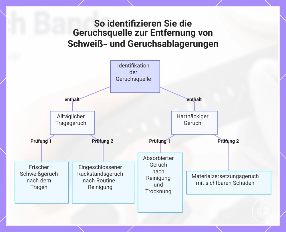 So identifizieren Sie die Geruchsquelle zur Entfernung von Schweiß- und Geruchsablagerungen