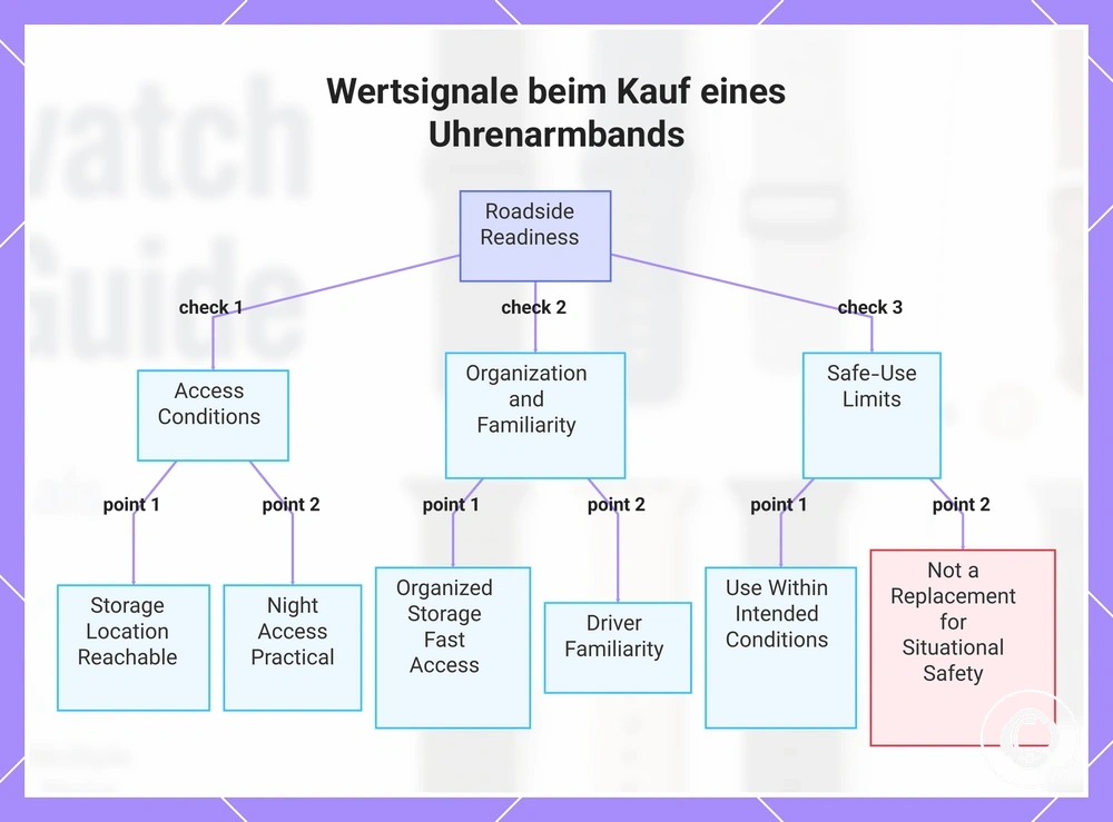 Wertsignale beim Kauf eines Uhrenarmbands