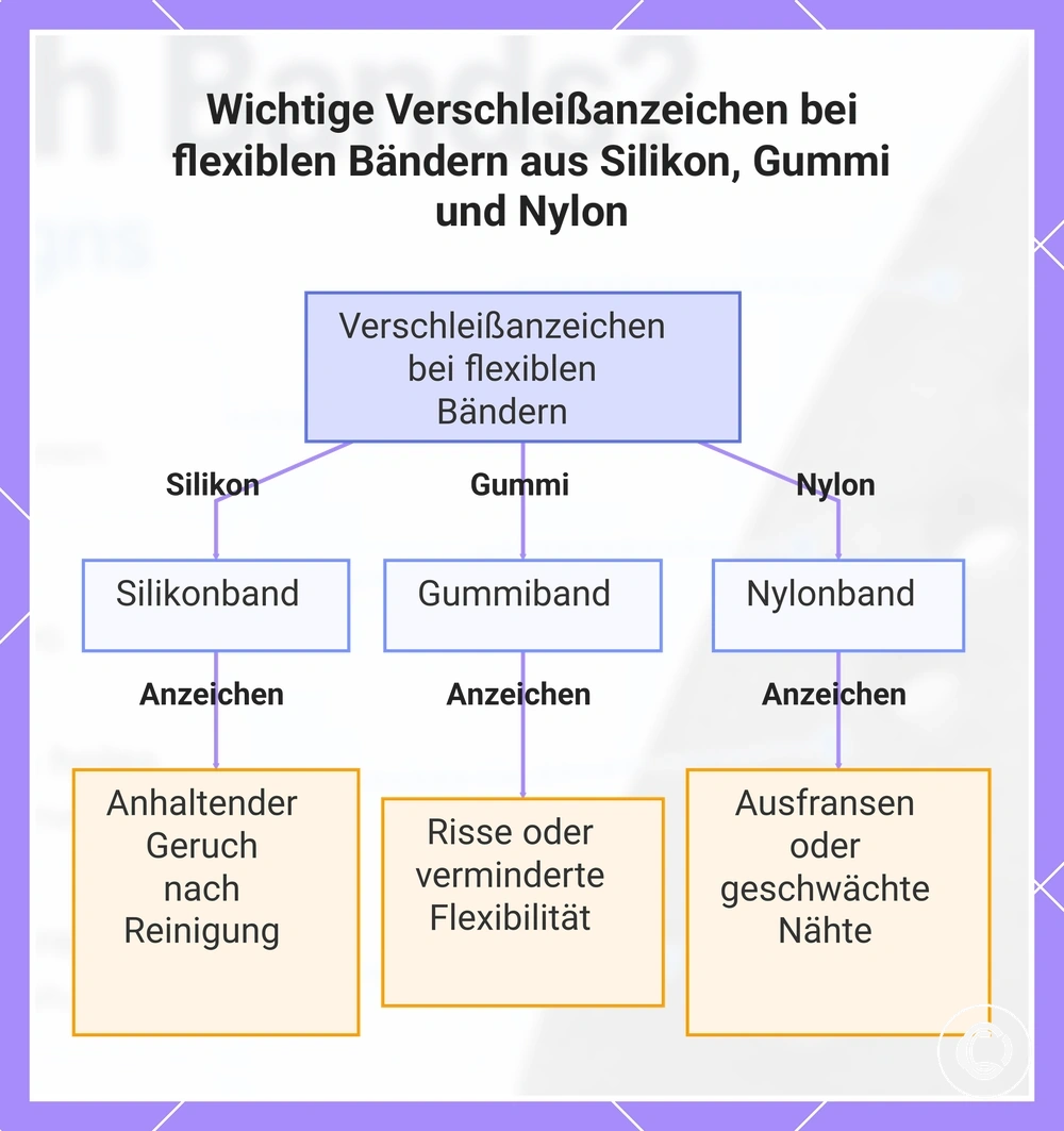 Wichtige Verschleißanzeichen bei flexiblen Bändern aus Silikon, Gummi und Nylon
