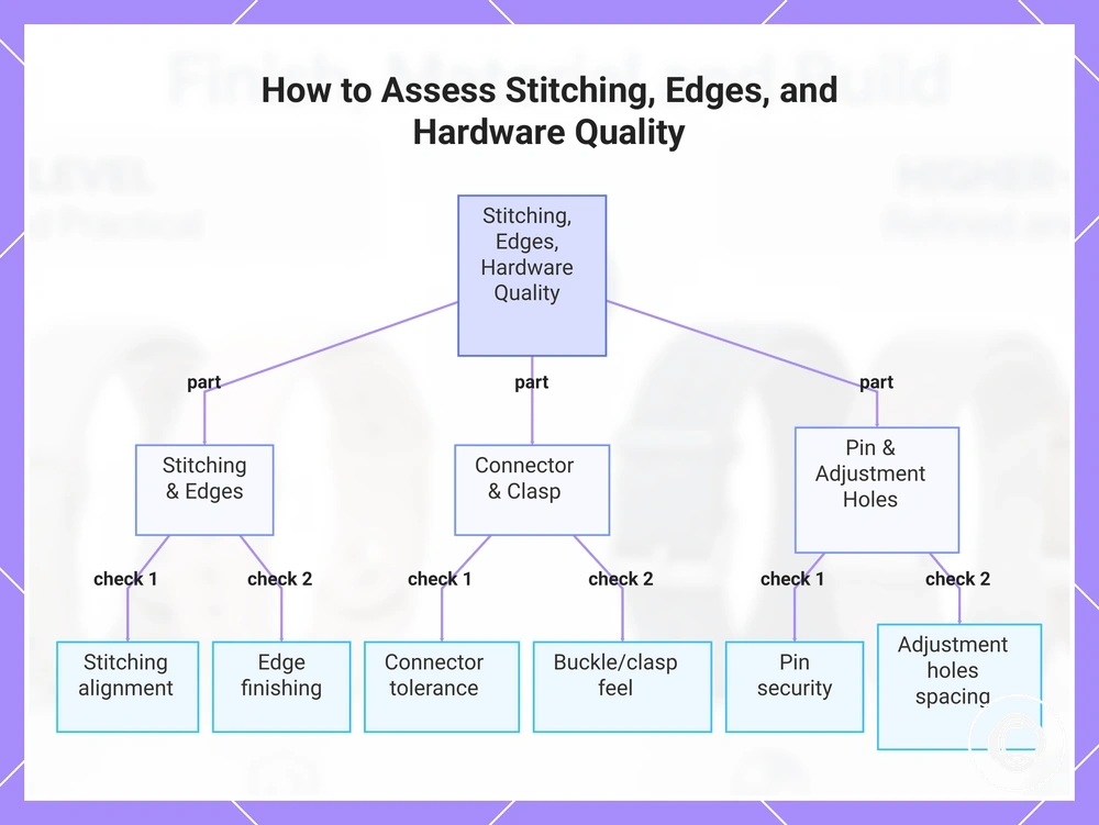 How to Assess Stitching, Edges, and Hardware Quality