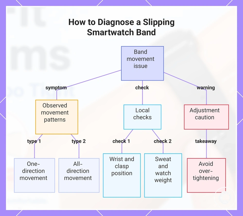 How to Diagnose a Slipping Smartwatch Band