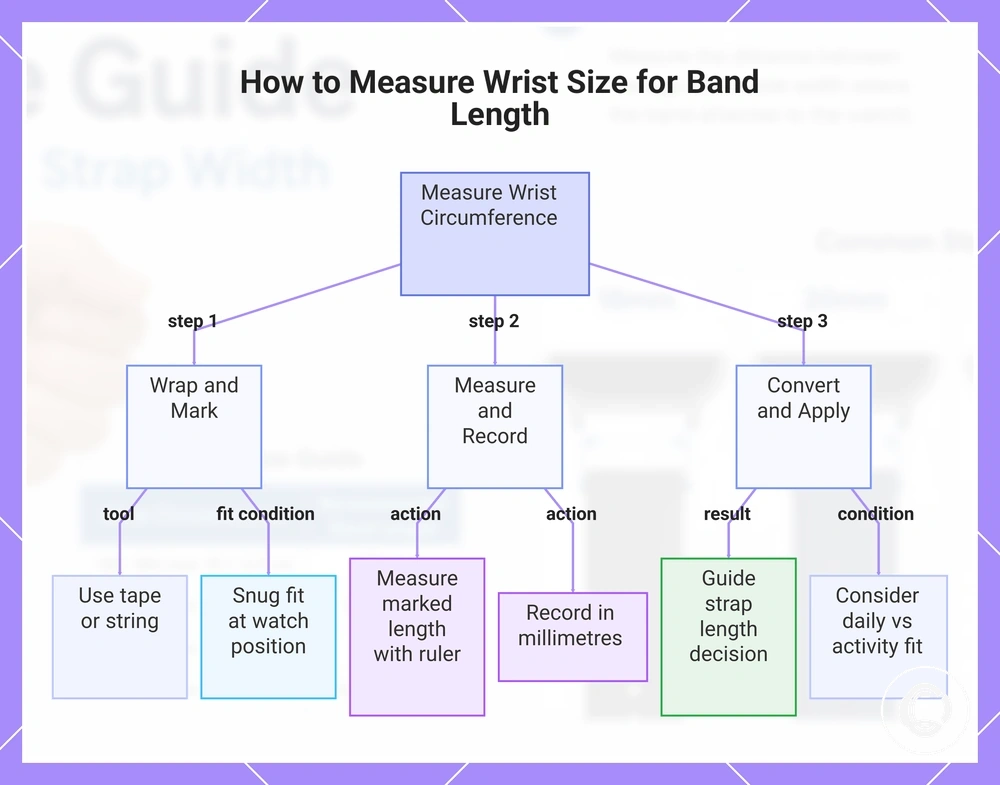 How to Measure Wrist Size for Band Length