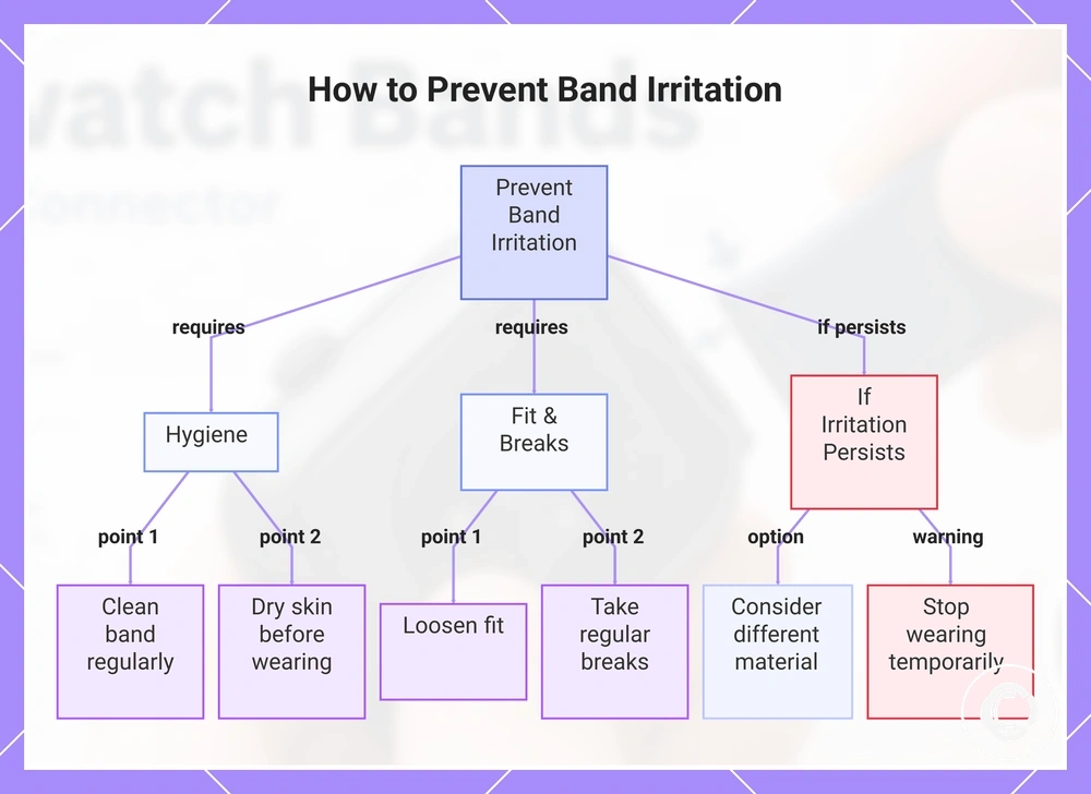 How to Prevent Band Irritation