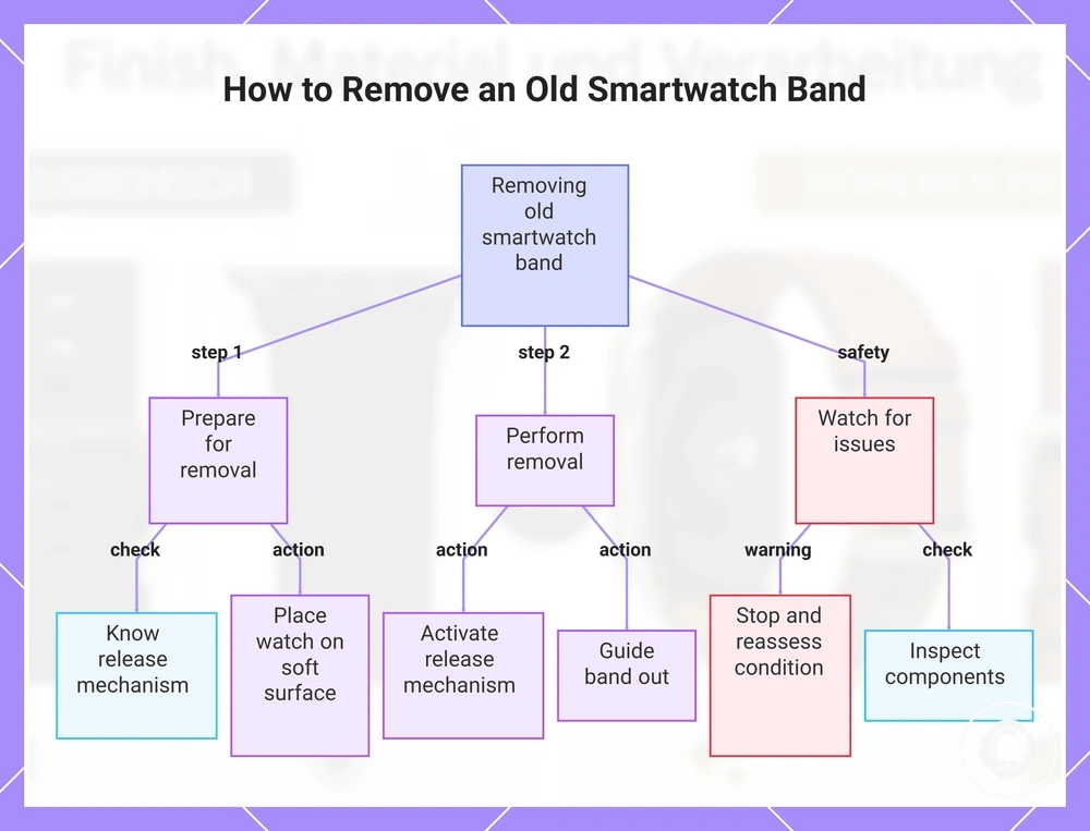 How to Remove an Old Smartwatch Band