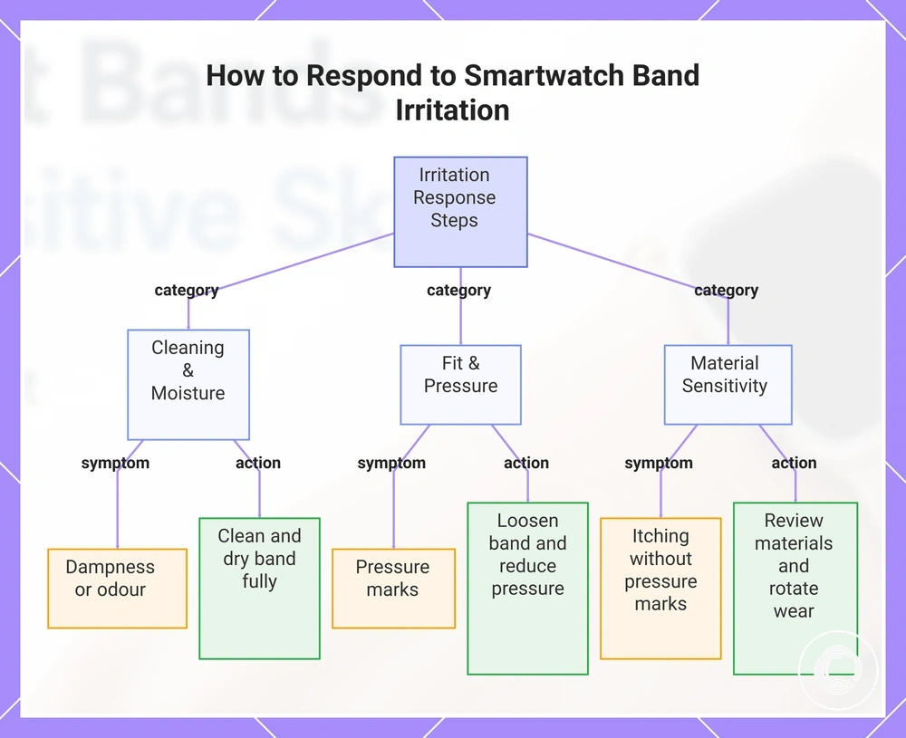 How to Respond to Smartwatch Band Irritation
