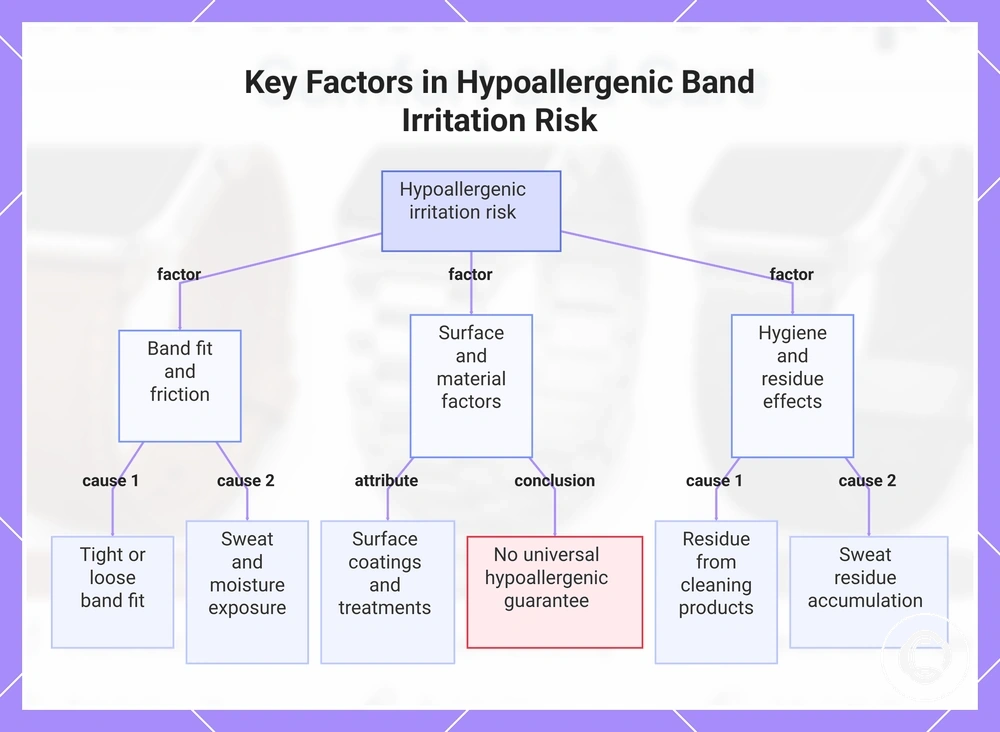 Key Factors in Hypoallergenic Band Irritation Risk