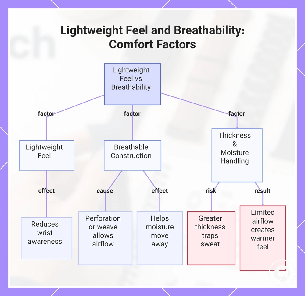 Lightweight Feel and Breathability: Comfort Factors