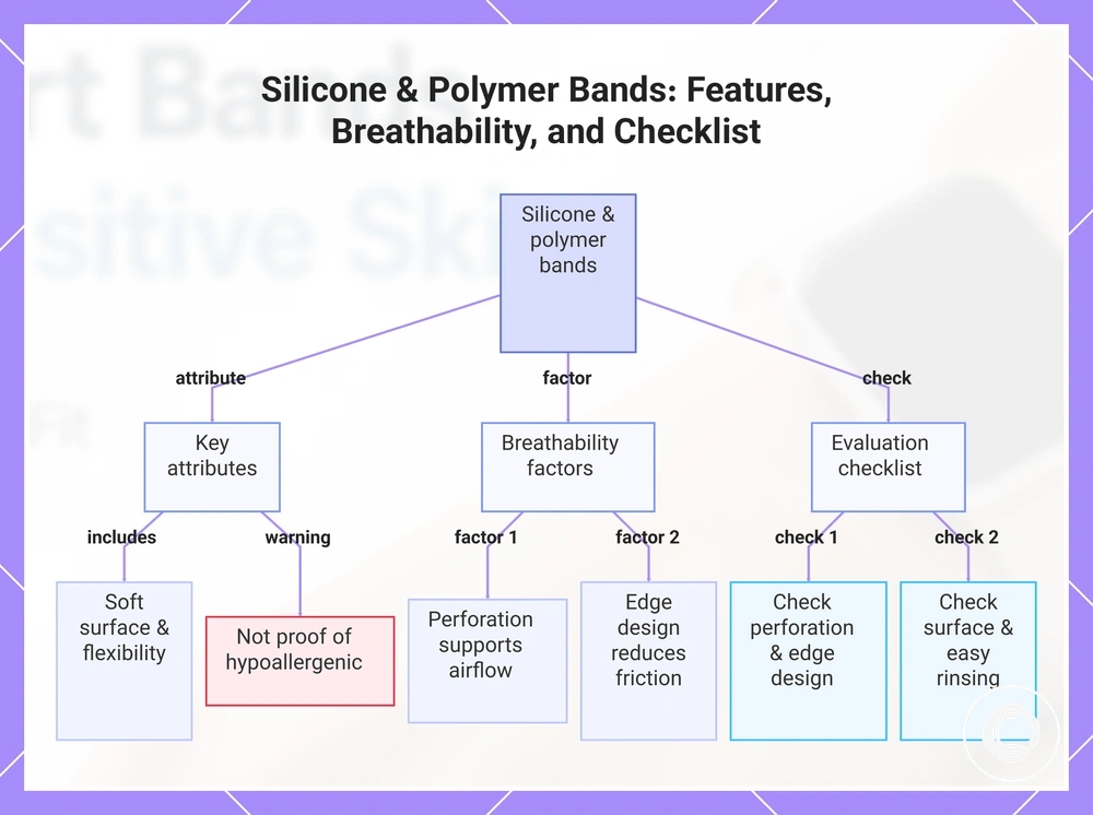 Silicone & Polymer Bands: Features, Breathability, and Checklist