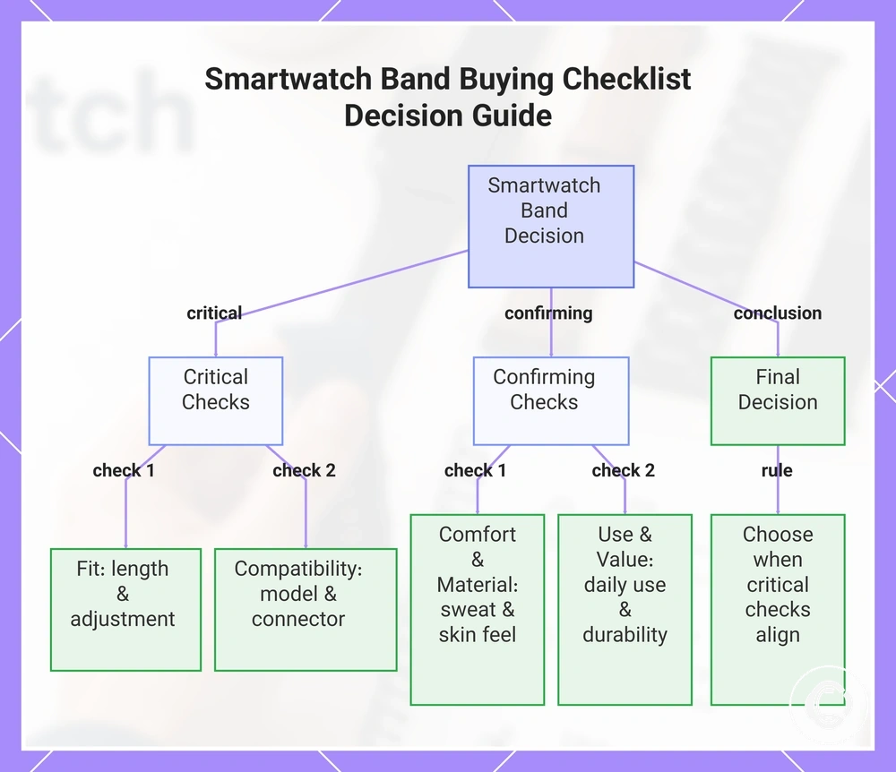 Smartwatch Band Buying Checklist Decision Guide