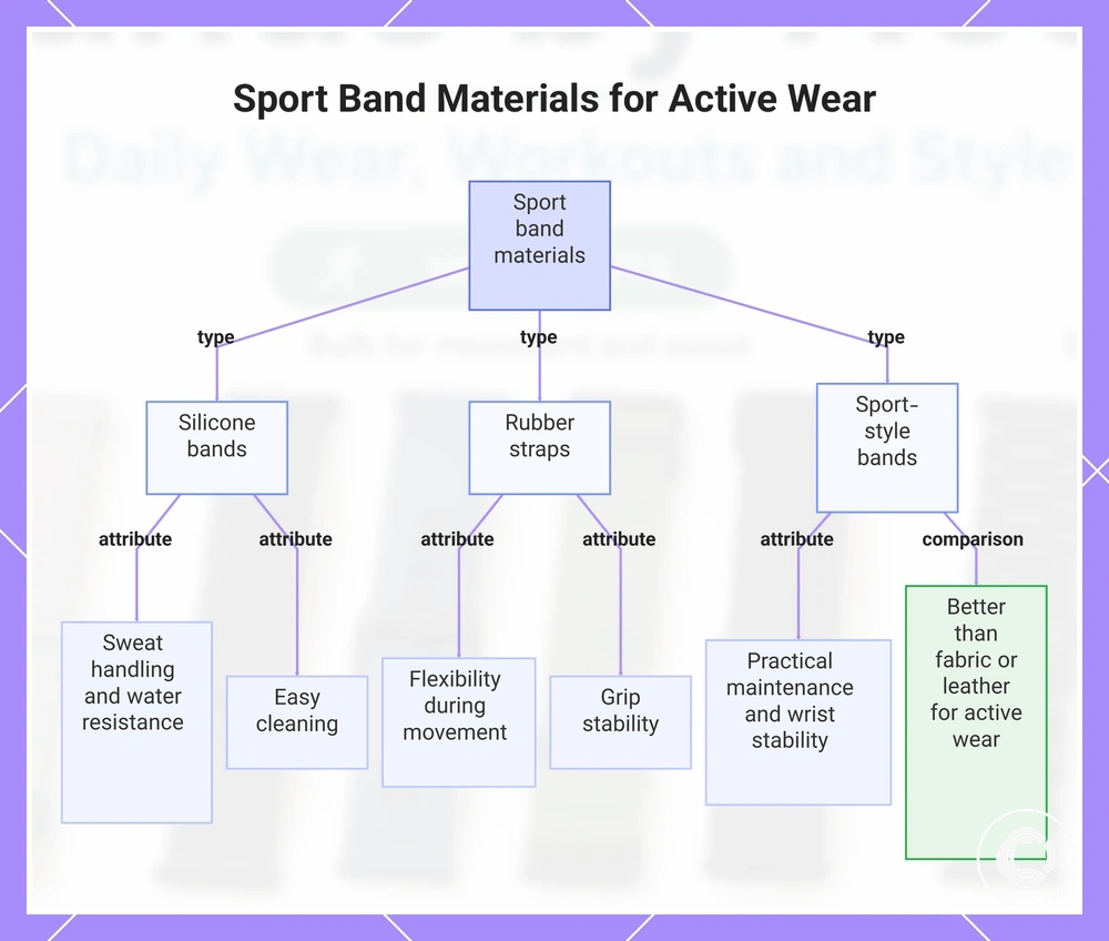 Sport Band Materials for Active Wear