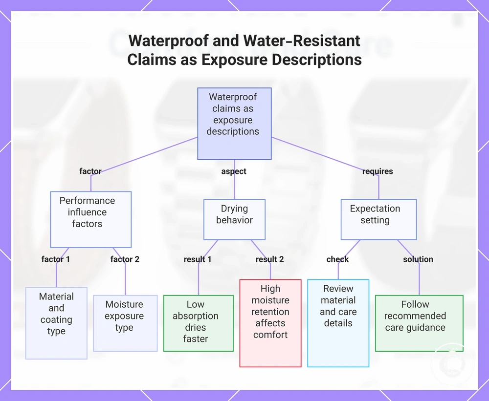 Waterproof and Water-Resistant Claims as Exposure Descriptions