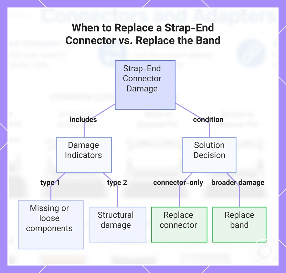 When to Replace a Strap-End Connector vs. Replace the Band