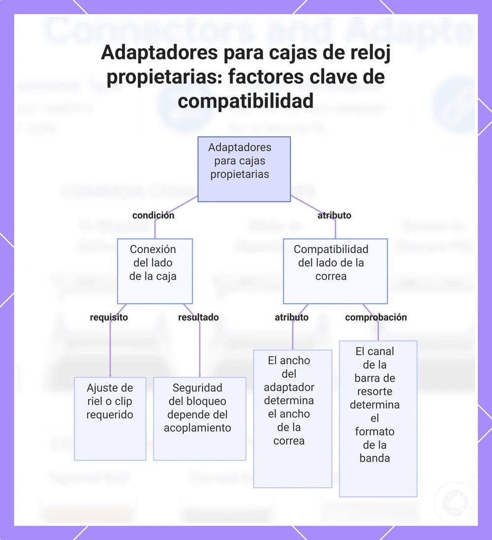 Adaptadores para cajas de reloj propietarias: factores clave de compatibilidad