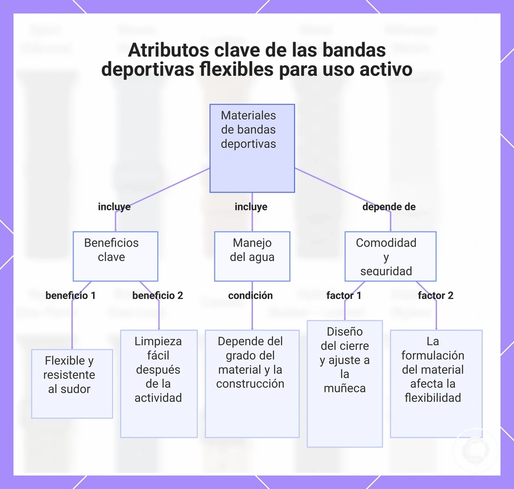 Atributos clave de las bandas deportivas flexibles para uso activo
