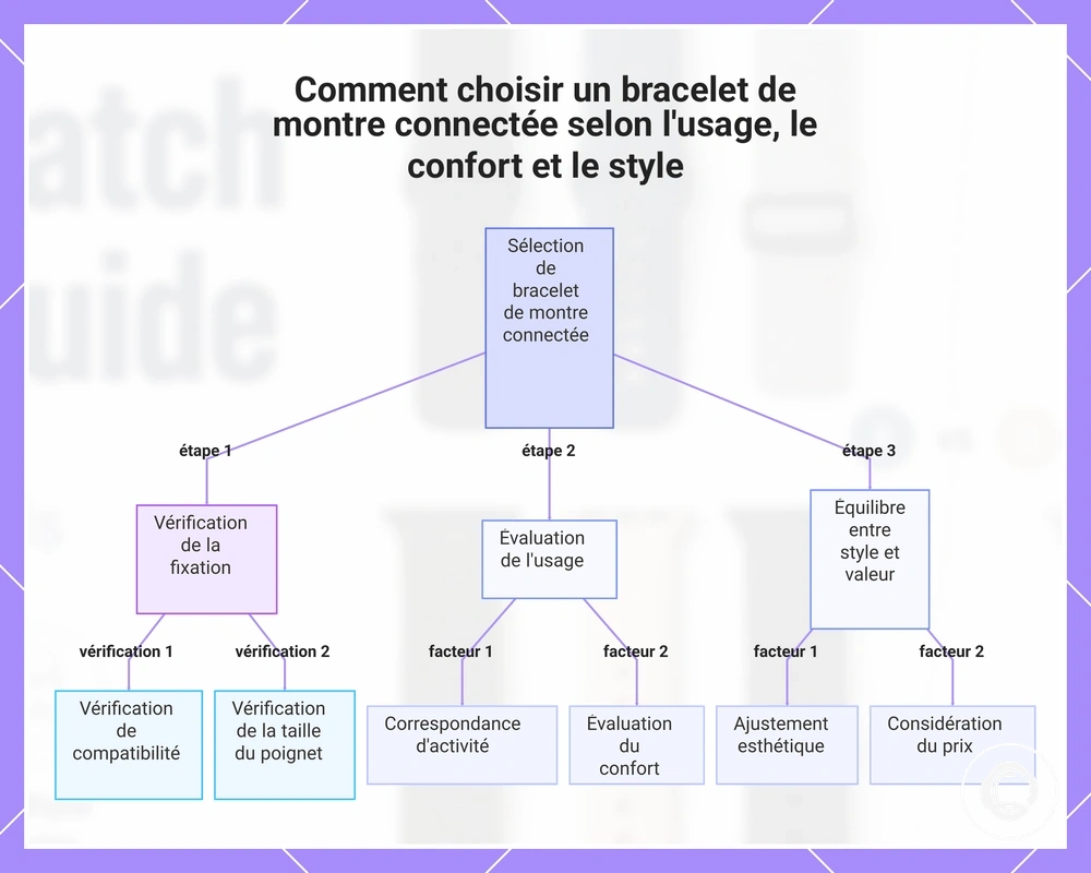 Comment choisir un bracelet de montre connectée selon l'usage, le confort et le style