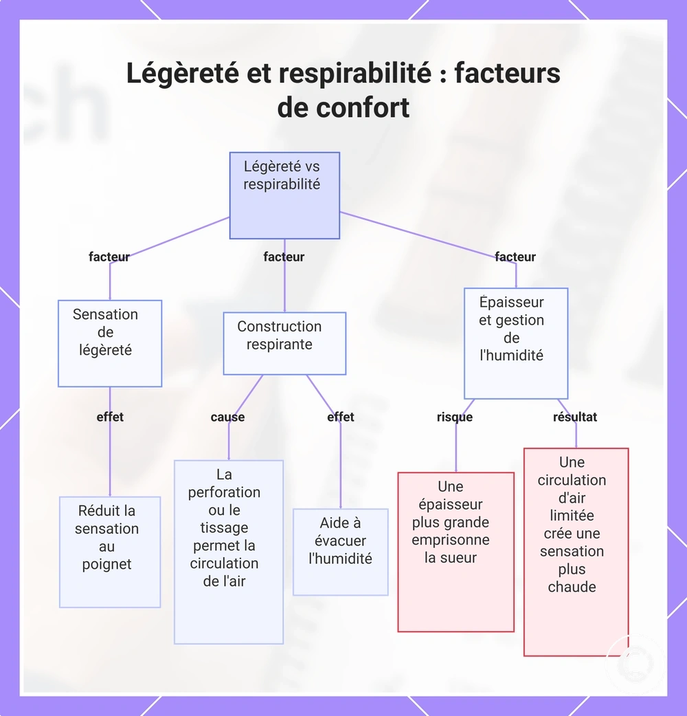 Légèreté et respirabilité : facteurs de confort