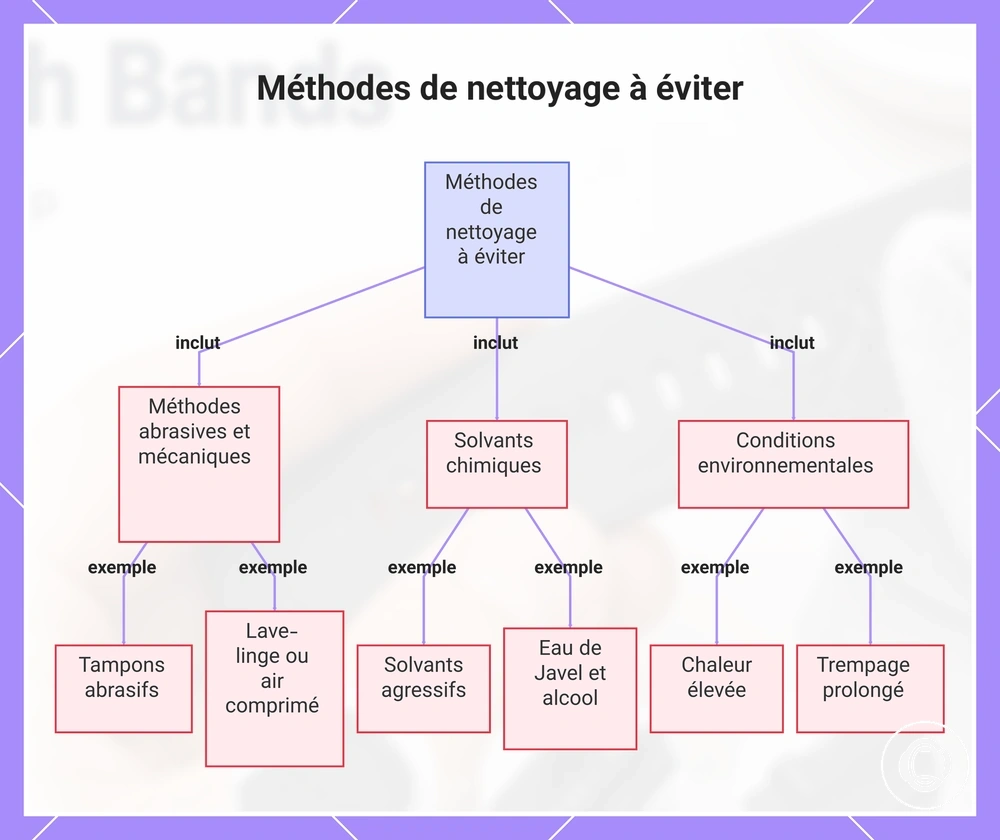 Méthodes de nettoyage à éviter