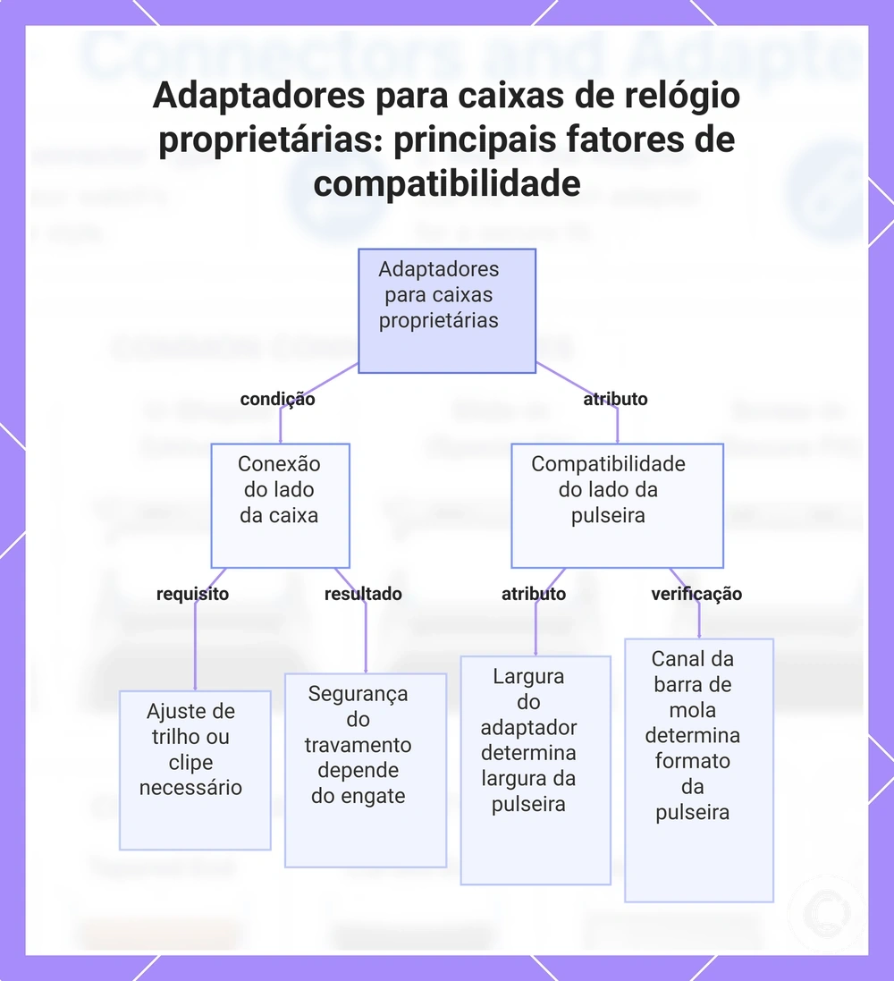 Adaptadores para caixas de relógio proprietárias: principais fatores de compatibilidade