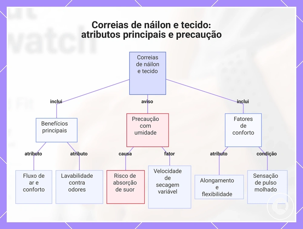 Correias de náilon e tecido: atributos principais e precaução