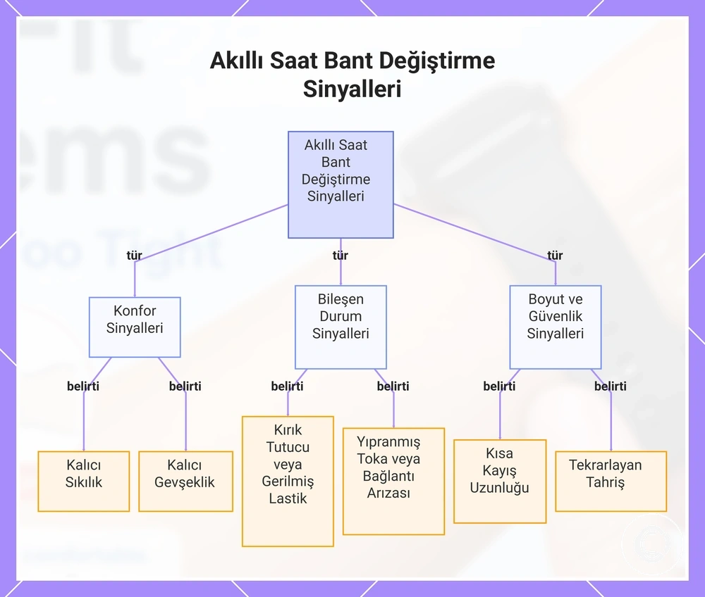 Akıllı Saat Bant Değiştirme Sinyalleri
