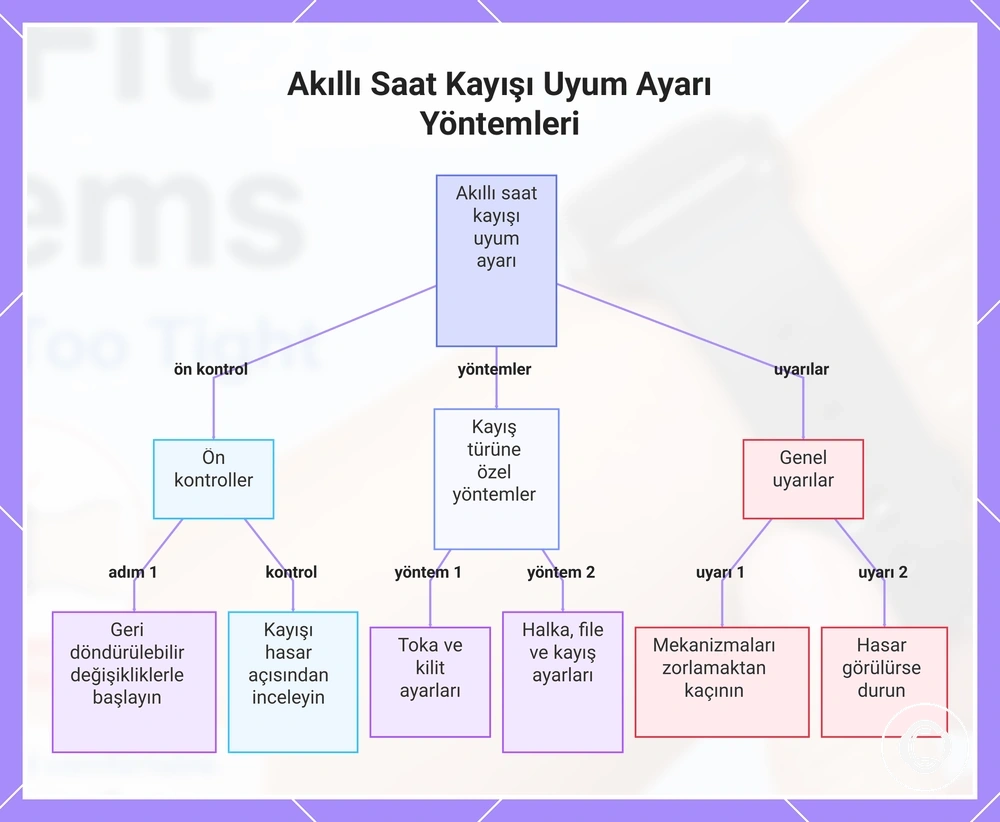 Akıllı Saat Kayışı Uyum Ayarı Yöntemleri