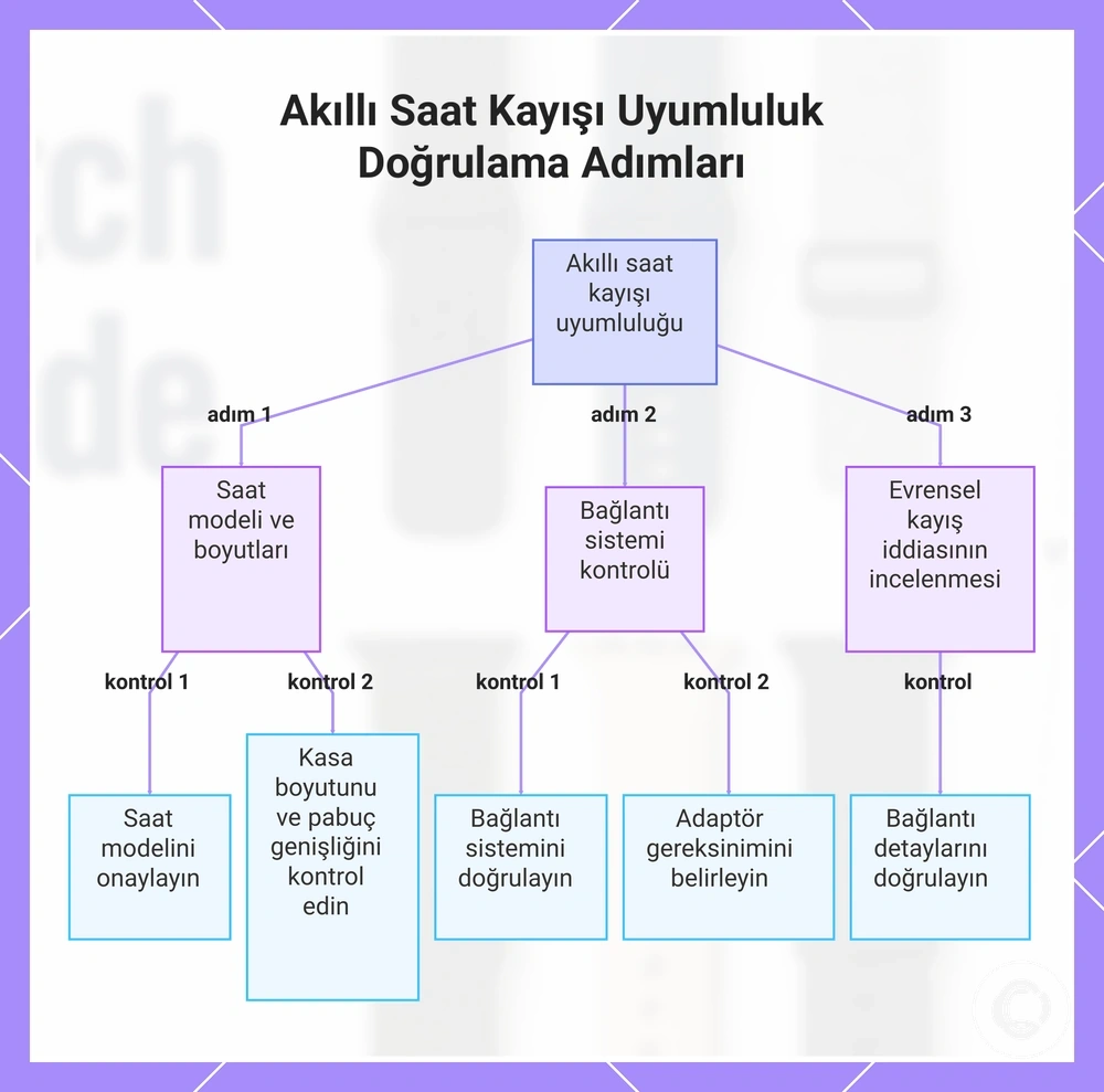 Akıllı Saat Kayışı Uyumluluk Doğrulama Adımları
