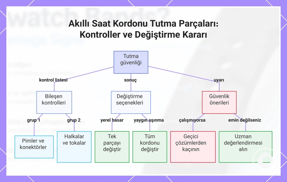Akıllı Saat Kordonu Tutma Parçaları: Kontroller ve Değiştirme Kararı