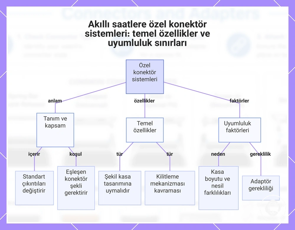 Akıllı saatlere özel konektör sistemleri: temel özellikler ve uyumluluk sınırları