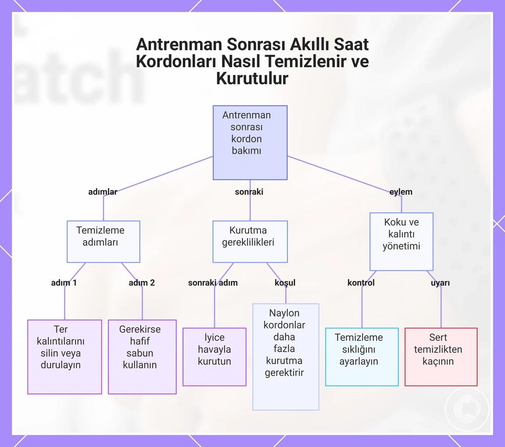 Antrenman Sonrası Akıllı Saat Kordonları Nasıl Temizlenir ve Kurutulur