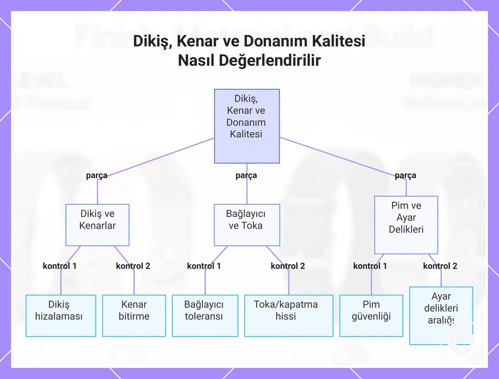 Dikiş, Kenar ve Donanım Kalitesi Nasıl Değerlendirilir