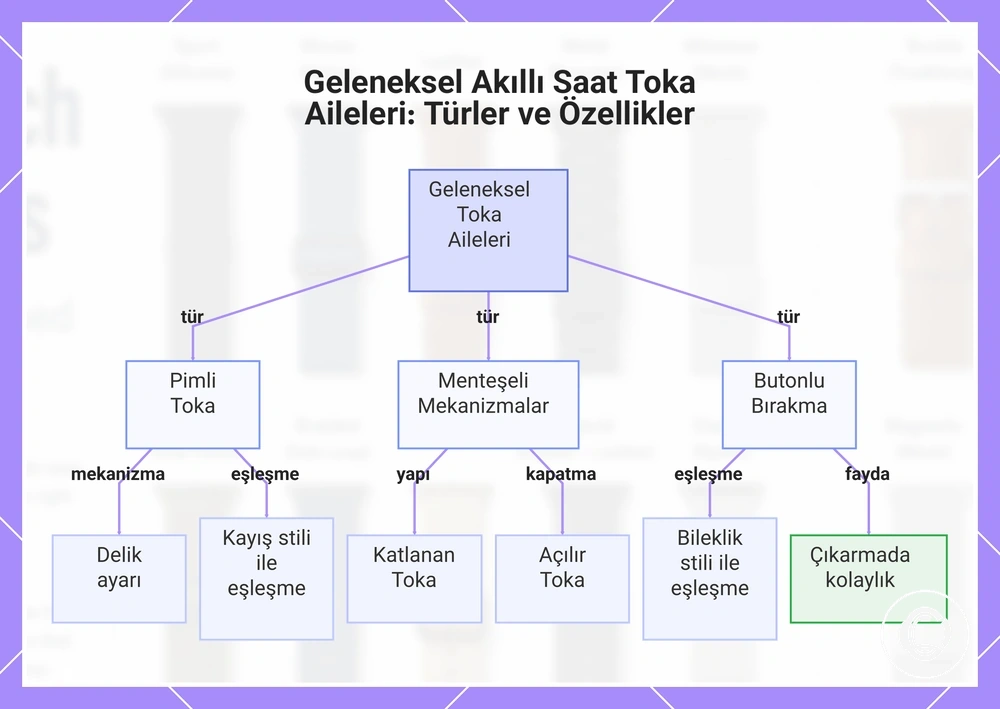 Geleneksel Akıllı Saat Toka Aileleri: Türler ve Özellikler