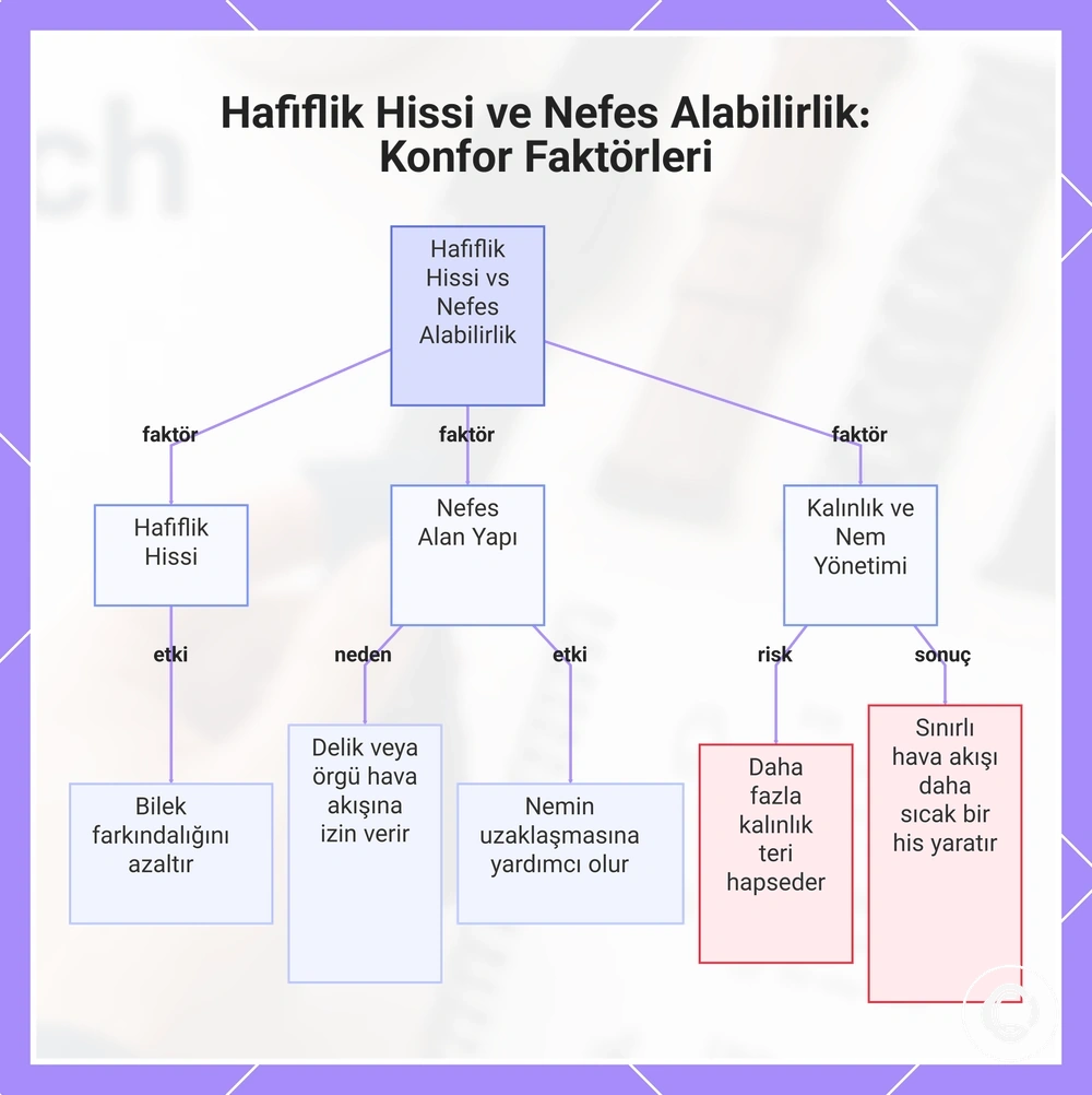Hafiflik Hissi ve Nefes Alabilirlik: Konfor Faktörleri