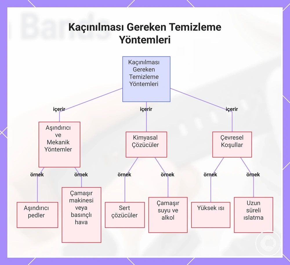 Kaçınılması Gereken Temizleme Yöntemleri