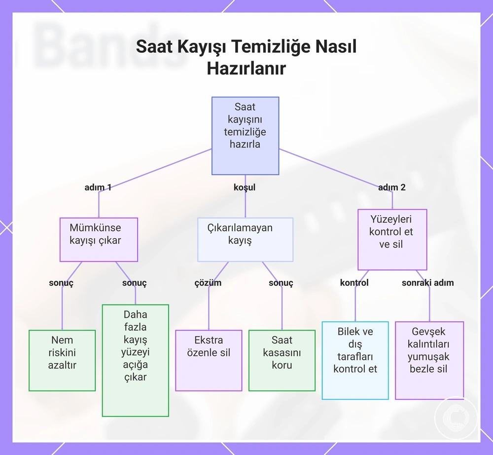 Saat Kayışı Temizliğe Nasıl Hazırlanır