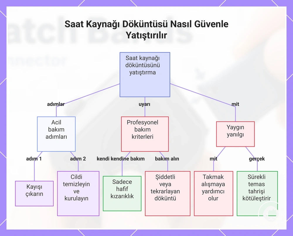 Saat Kaynağı Döküntüsü Nasıl Güvenle Yatıştırılır