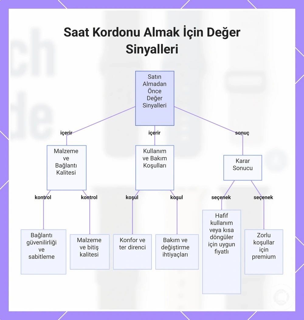 Saat Kordonu Almak İçin Değer Sinyalleri