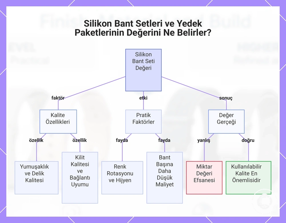 Silikon Bant Setleri ve Yedek Paketlerinin Değerini Ne Belirler?