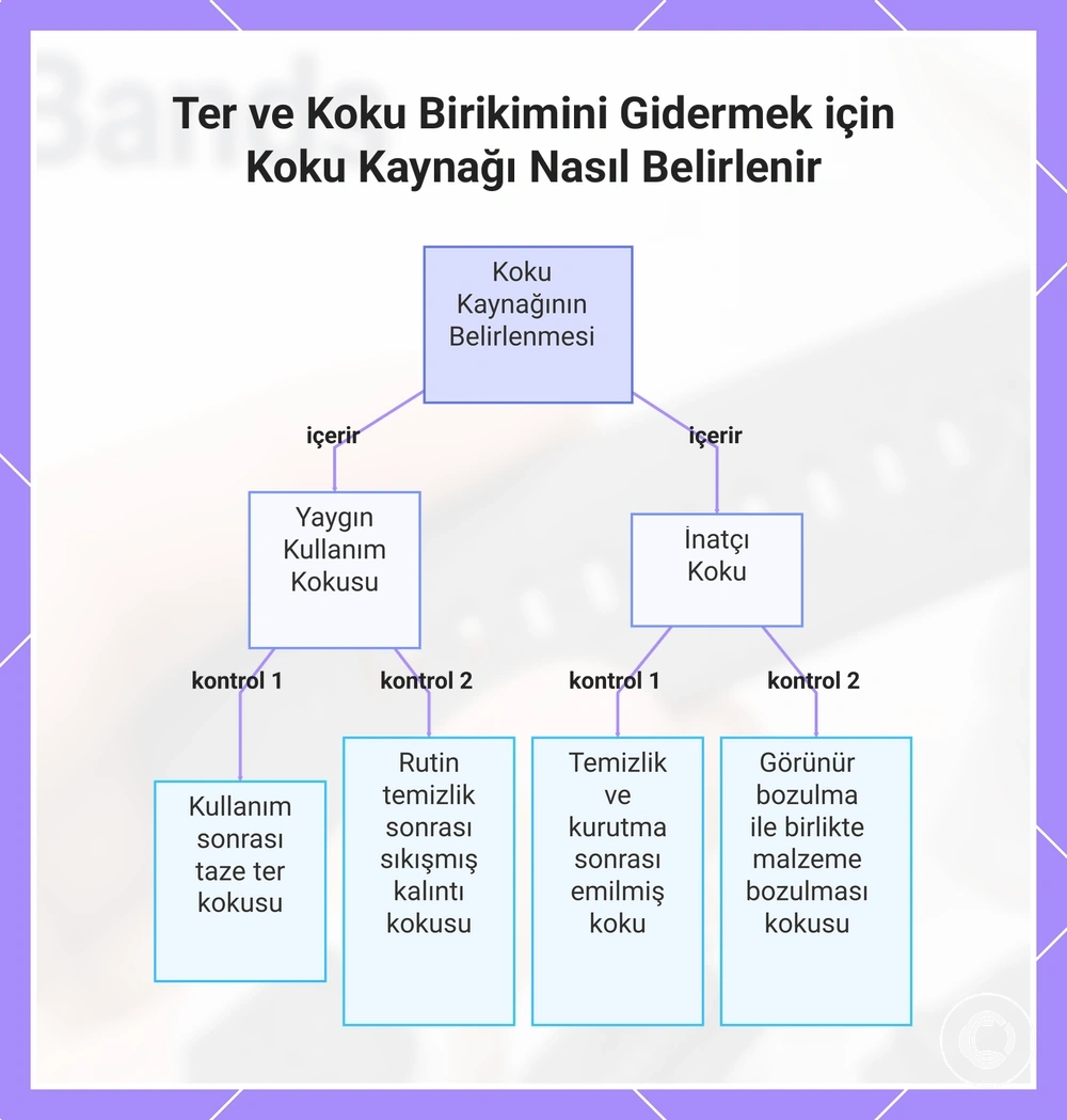 Ter ve Koku Birikimini Gidermek için Koku Kaynağı Nasıl Belirlenir